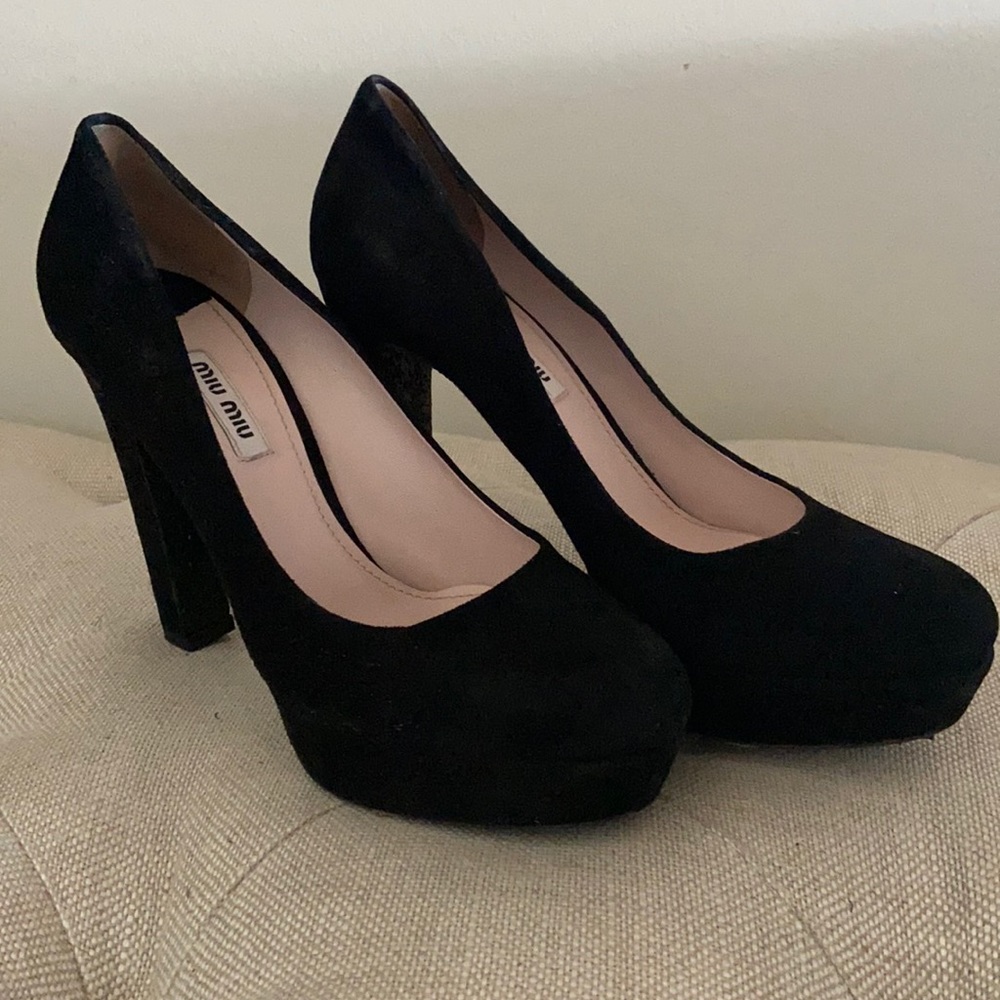 Miu Miu platform heel